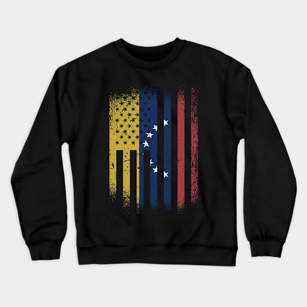 Venezuelan American Crewneck Sweatshirt by JayD World